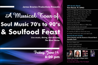 Flyer for 2024 Musical Tribute R&B